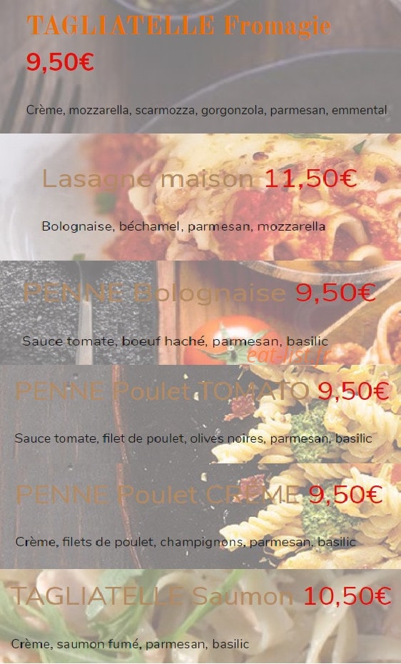 La Mamma — carte page 3