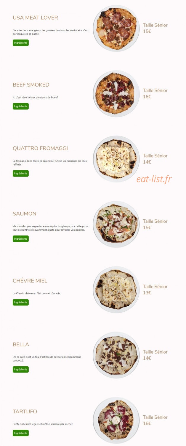 La Mamma — carte page 2