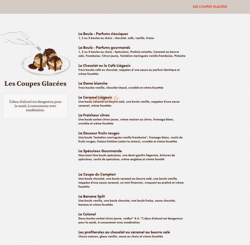 Le Comptoir du Malt — carte page 10