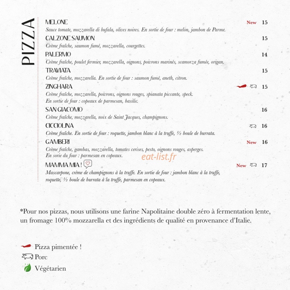 Le Comptoir Italien — carte page 7