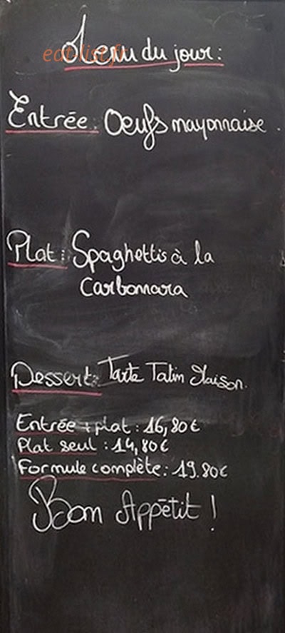 Le Diplomate — carte page 1
