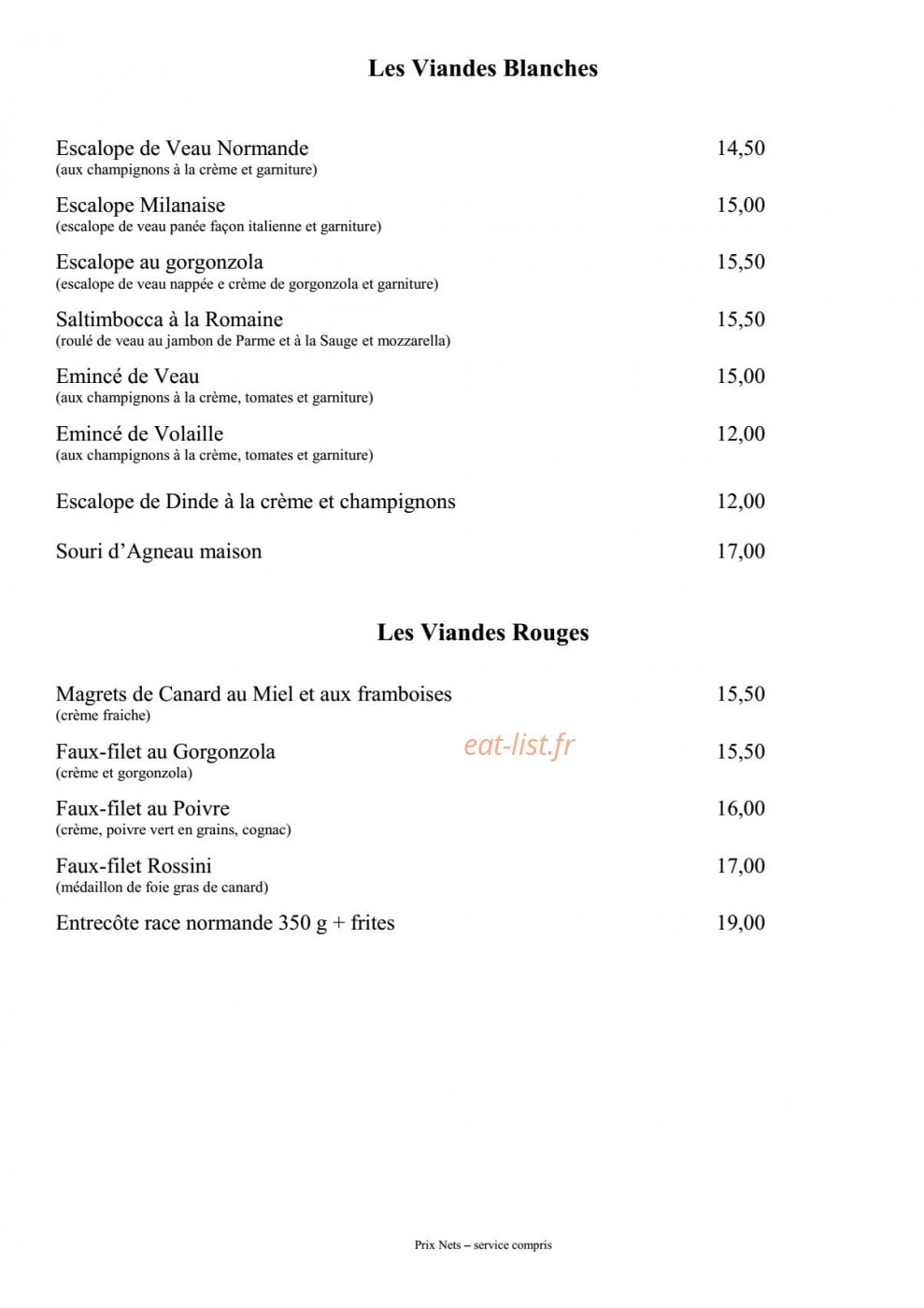 Le San Remo — carte page 6
