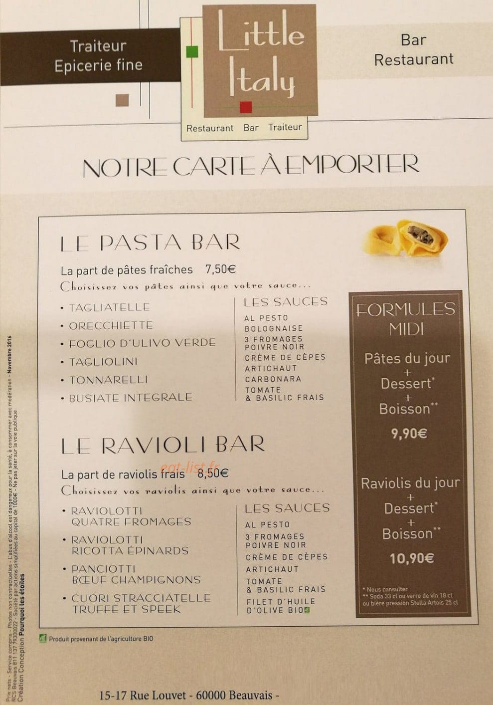 Little italy — carte page 3