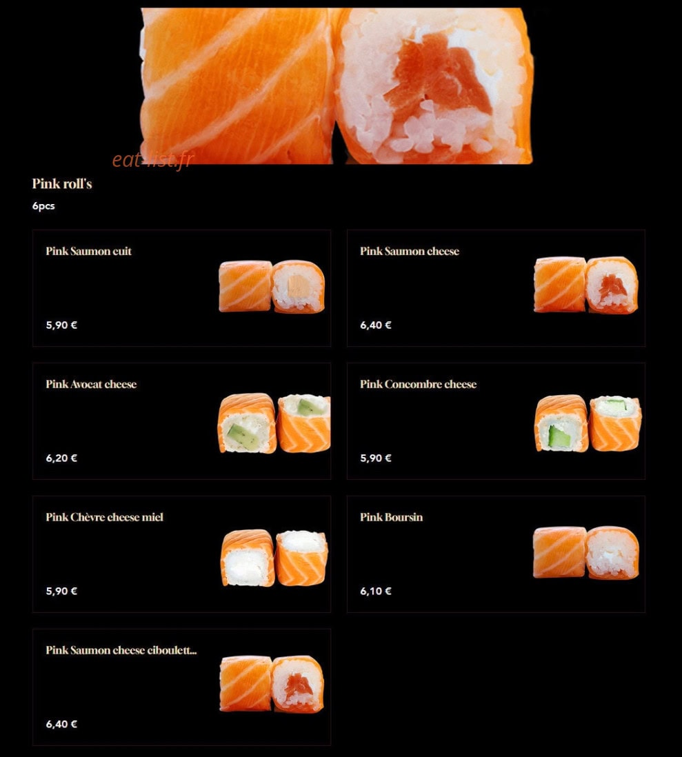 Miam Jap x Thai — carte page 10