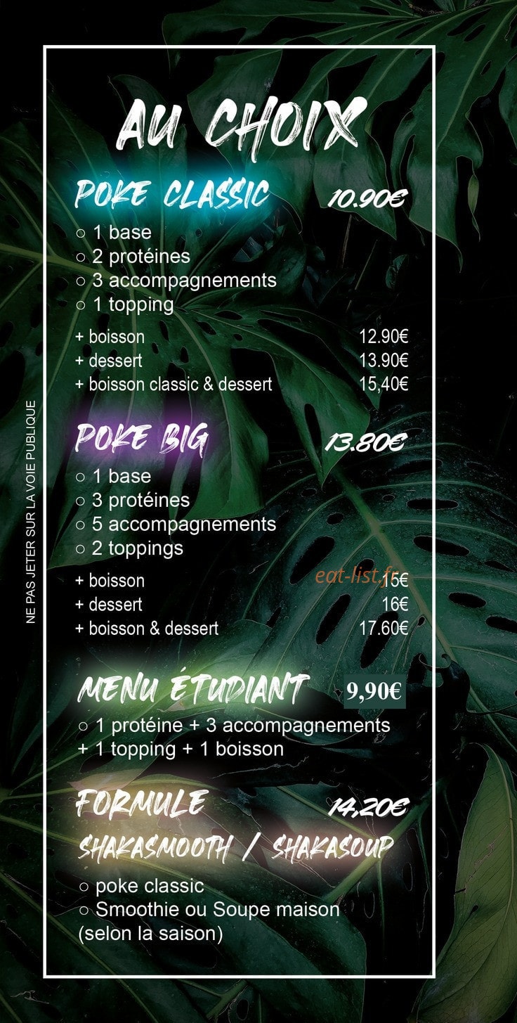 O'Shaka — carte page 2