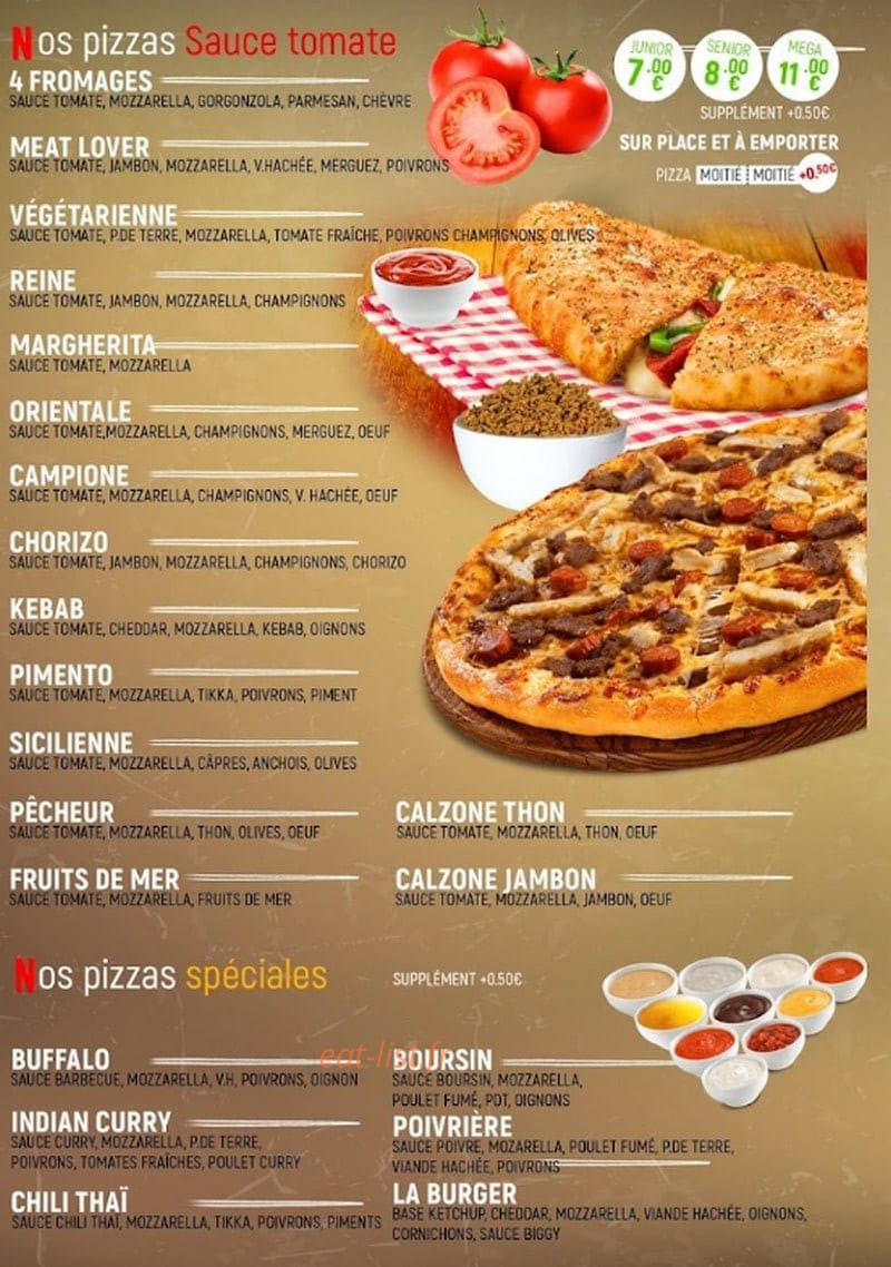 Pizzeria L'Avenue — carte page 2