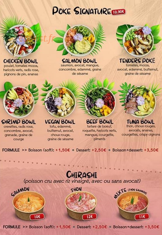 Poke’B — carte page 2