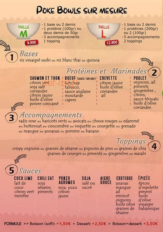 Poke’B — carte page 3