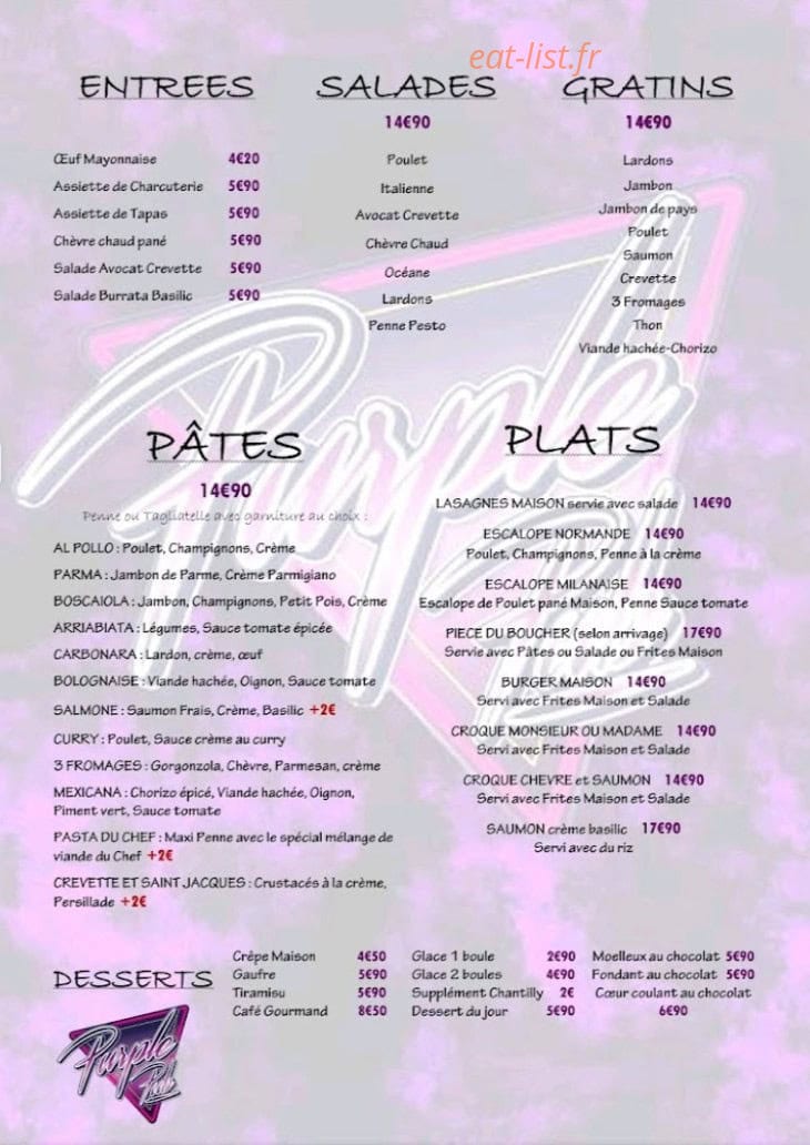Purple — carte page 1