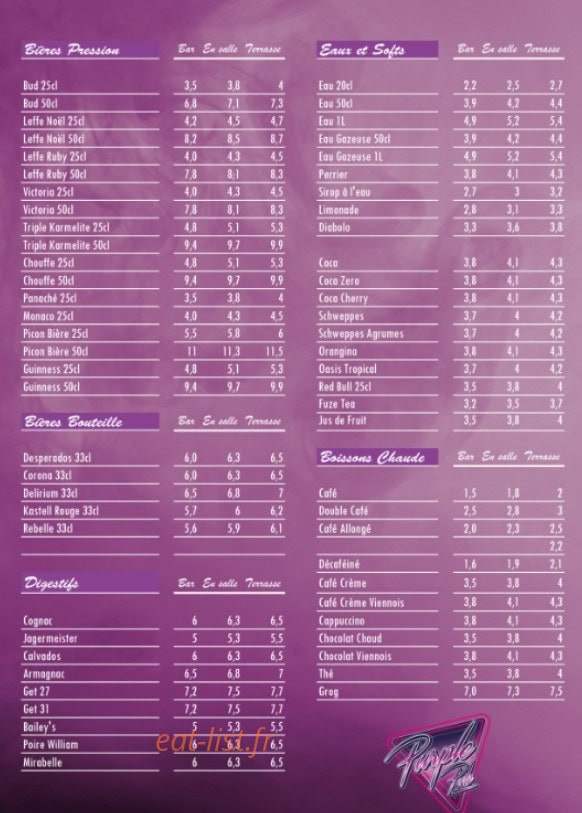 Purple — carte page 3