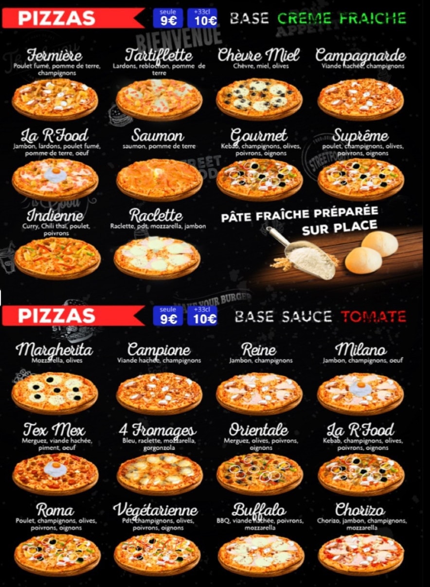 R'Food — carte page 2