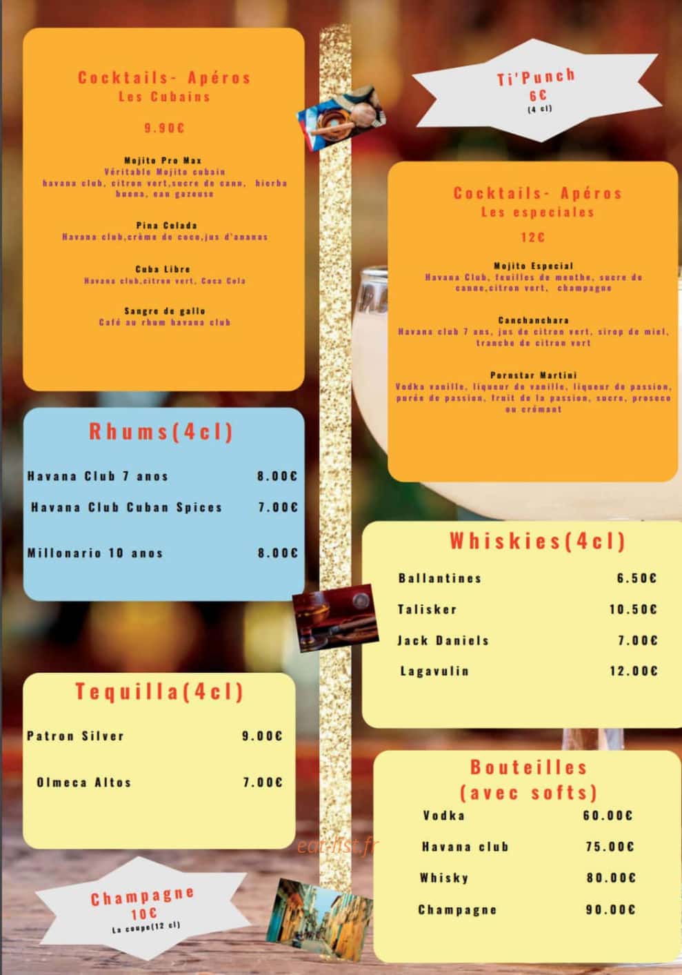 Terraza Latina — carte page 10
