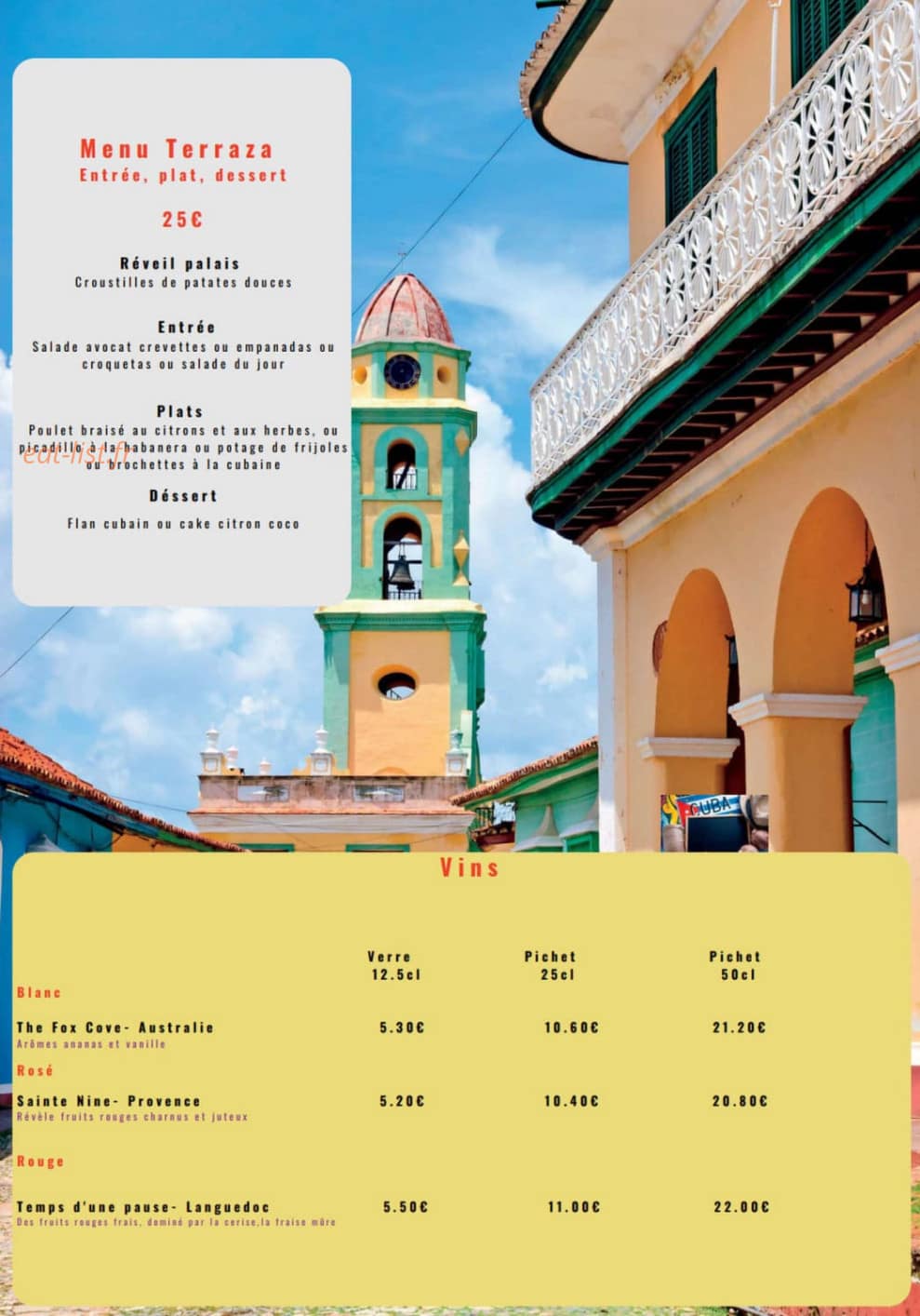Terraza Latina — carte page 6