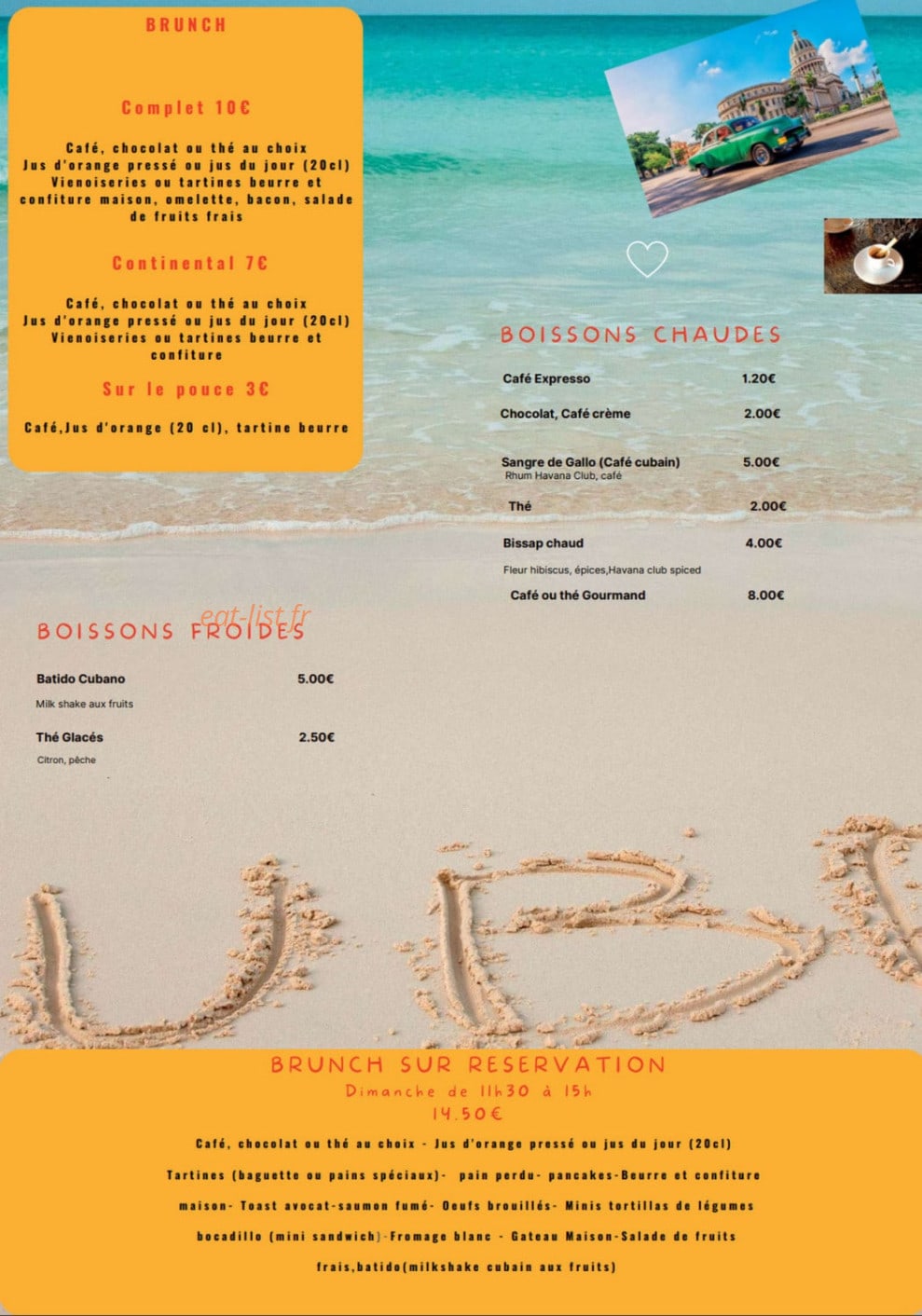 Terraza Latina — carte page 8