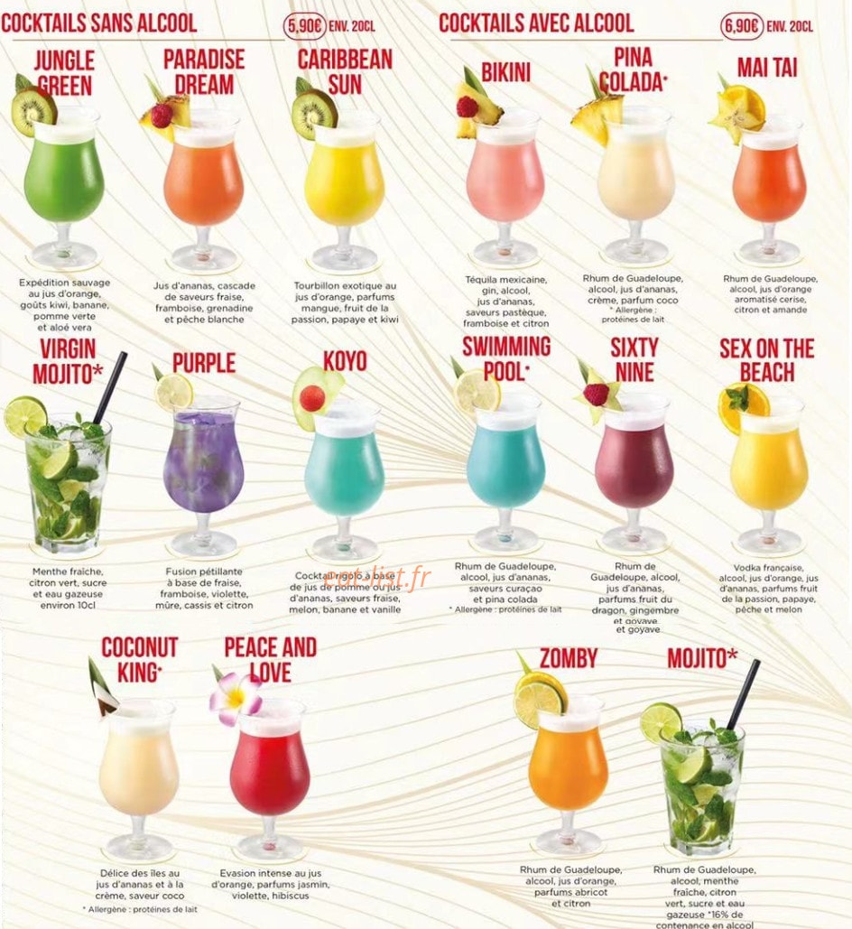 Yummy — carte page 4