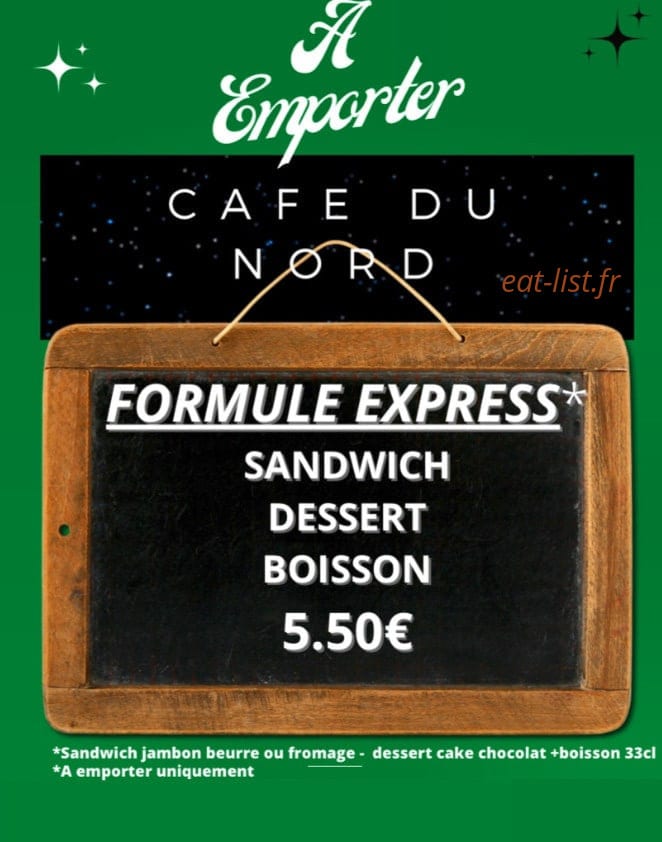 Café du Nord — carte page 1