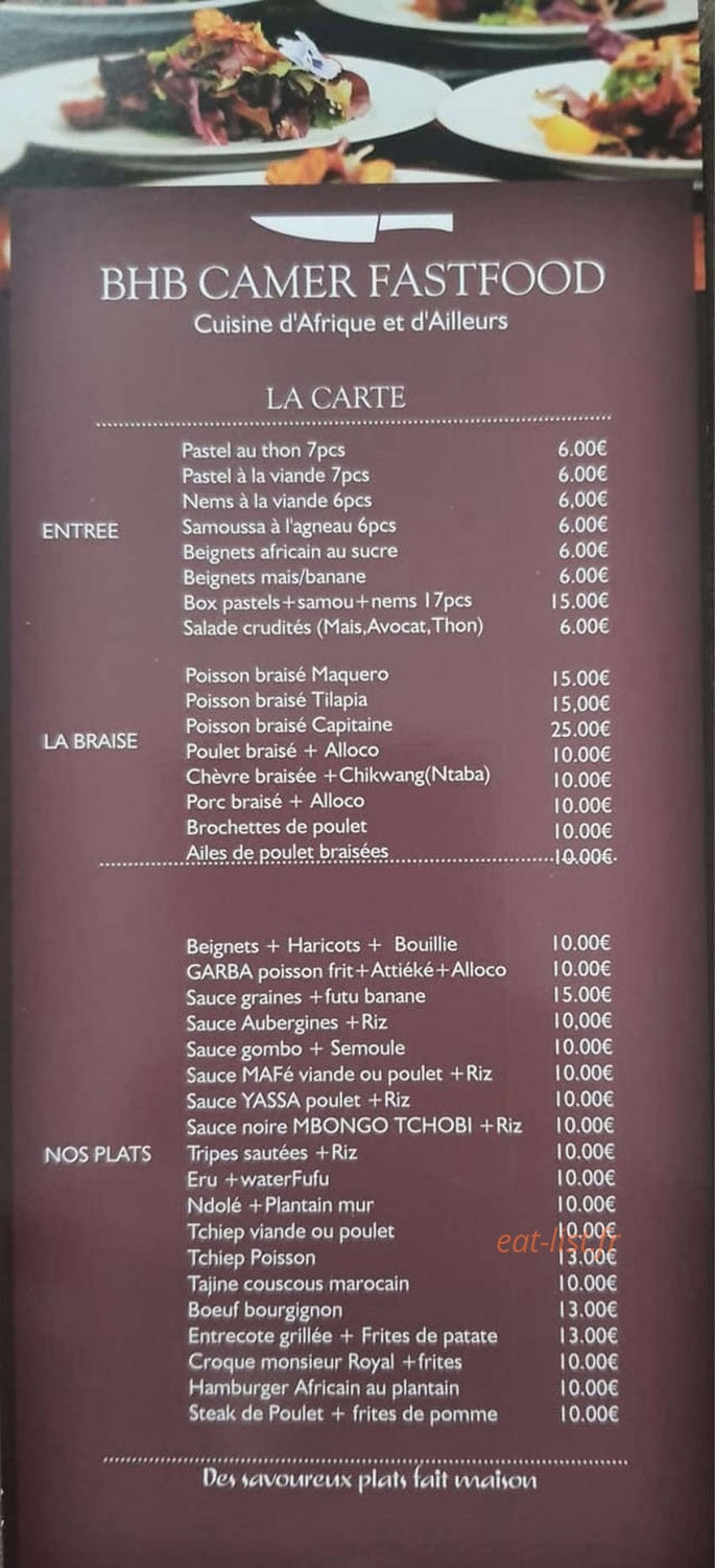 BHB camer — carte page 1