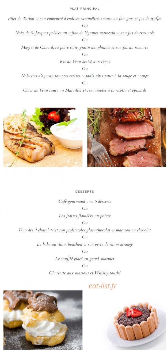 L'Hostellerie de la rivière — carte page 4