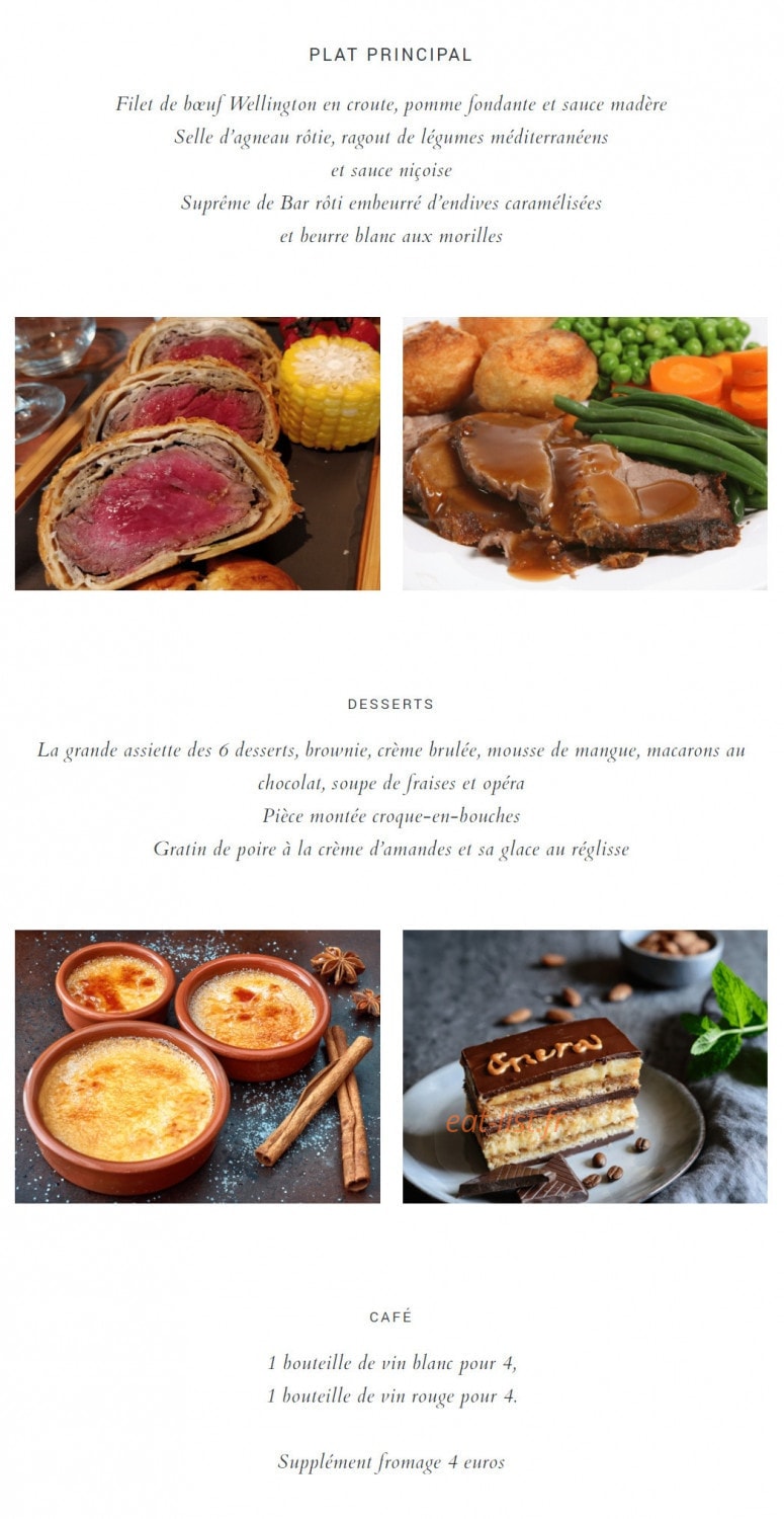 L'Hostellerie de la rivière — carte page 10