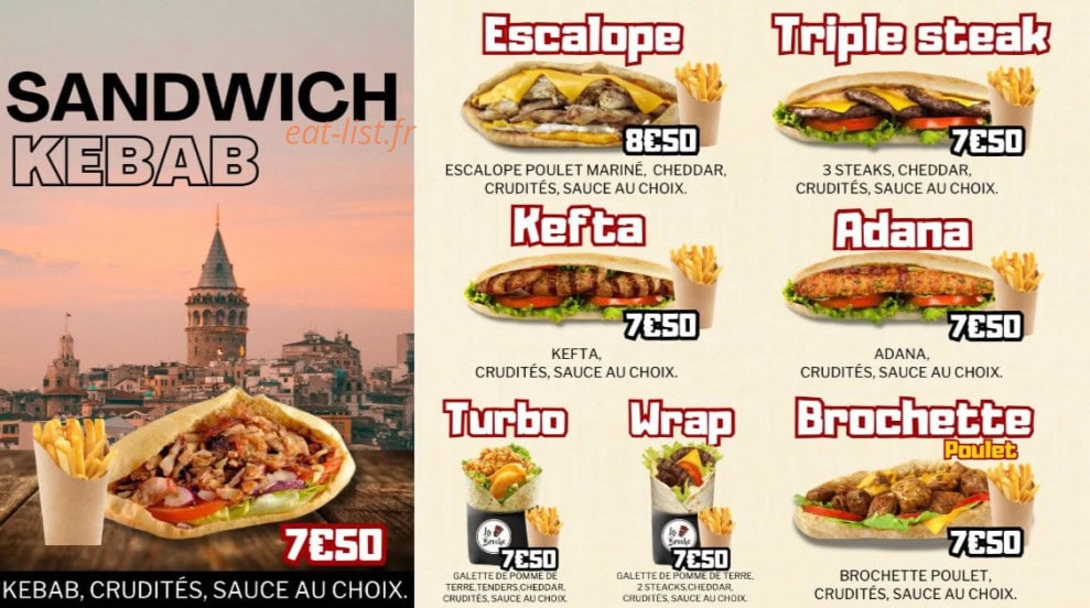 La Broche kebab — carte page 6
