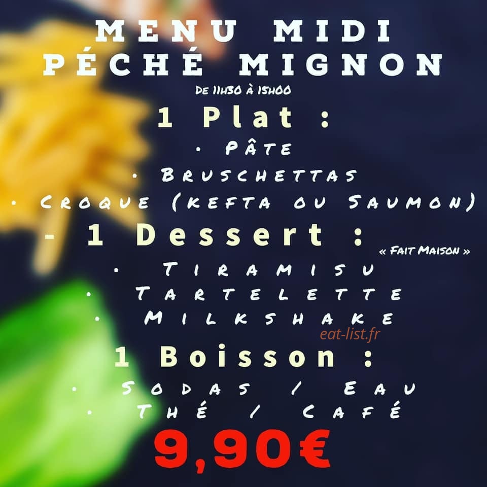 Péché mignon — carte page 1
