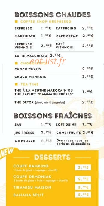 Péché mignon — carte page 3