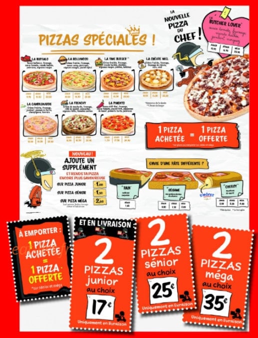Pizza time — carte page 4