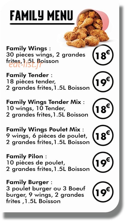 Poulet Station — carte page 14