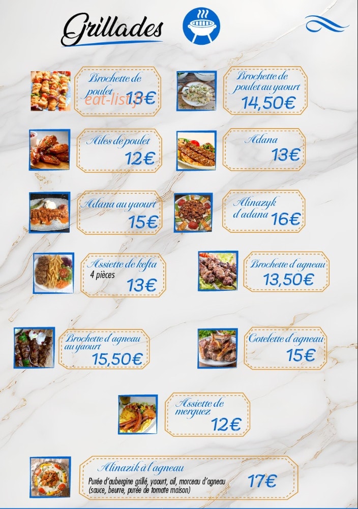 Saphir Bleu — carte page 2