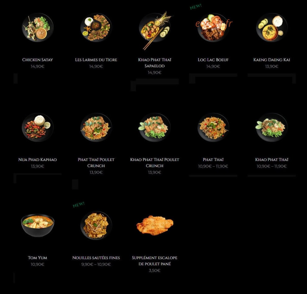 Sushitwins — carte page 13