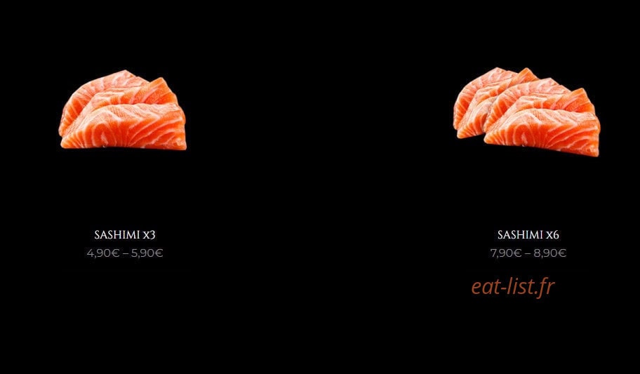 Sushitwins — carte page 2