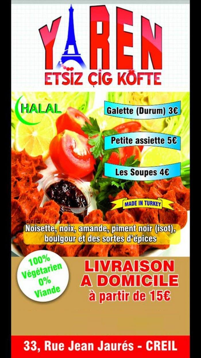 Yaren Etsiz Cigkofte — carte page 1