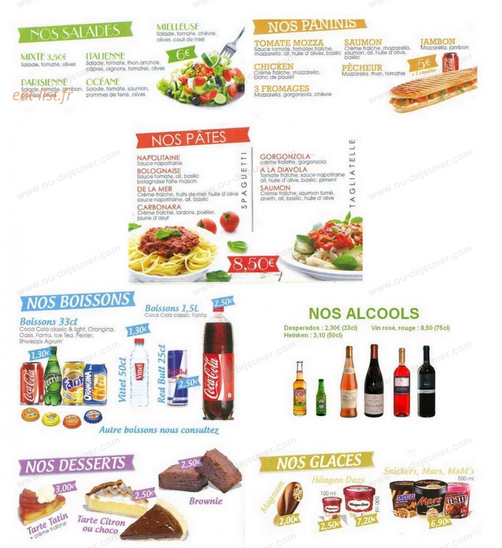 L'azzuro Pizza — carte page 5