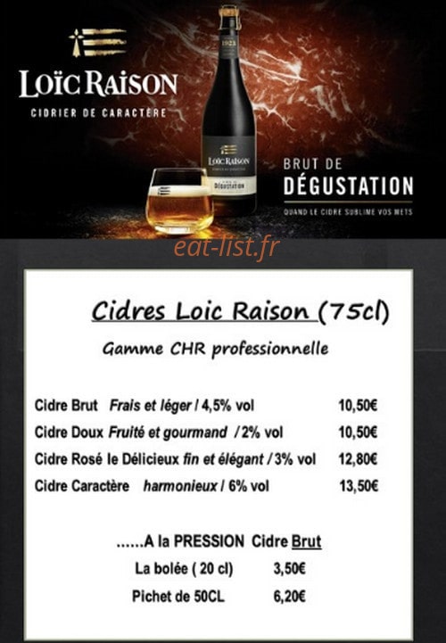 La Galett'oise — carte page 11