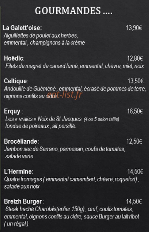 La Galett'oise — carte page 3