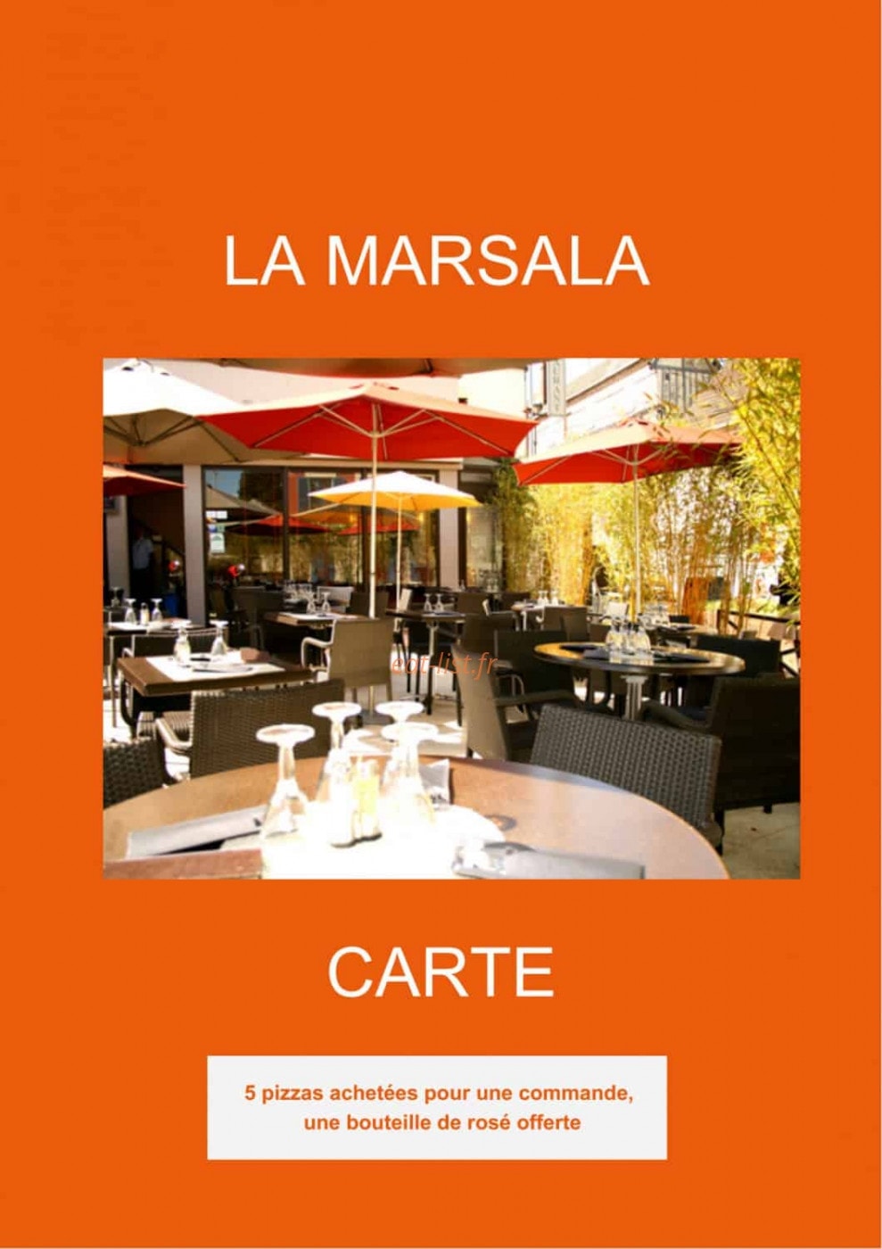 La Marsala — carte page 1