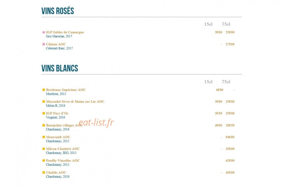la Tabletterie — carte page 6