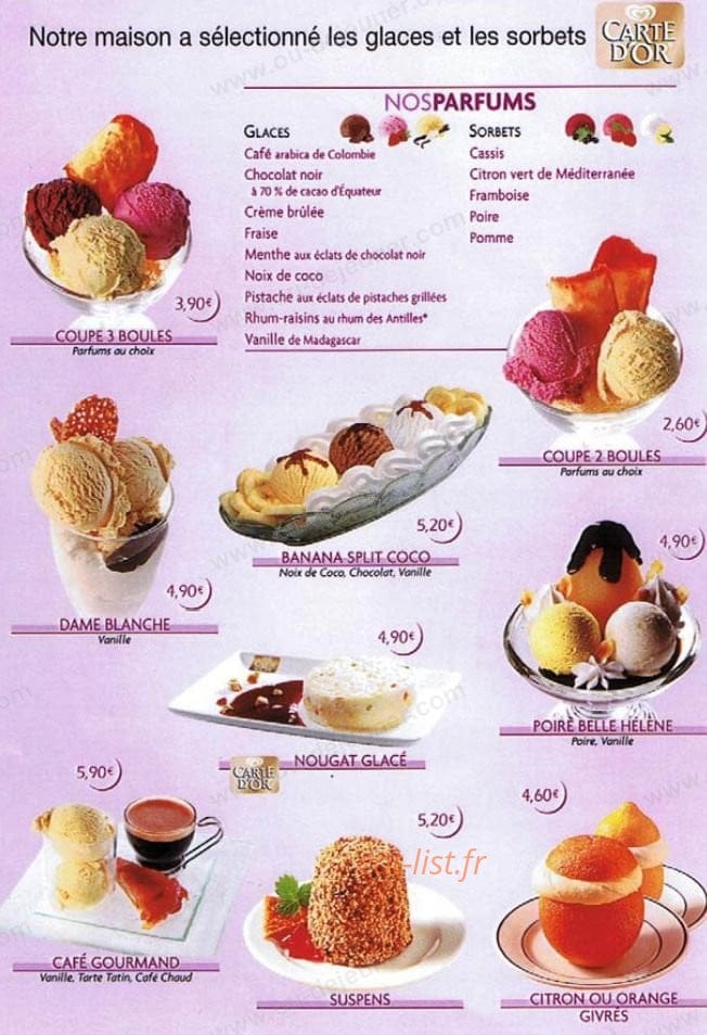 Restaurant Pizzeria Tony — carte page 10