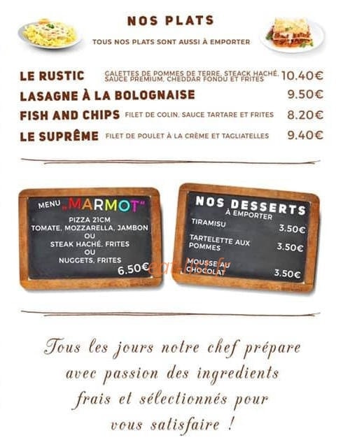 La Mama — carte page 2