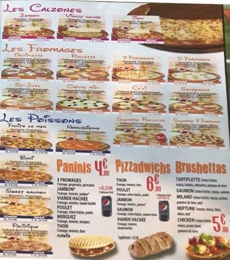 Pizza pinos — carte page 3