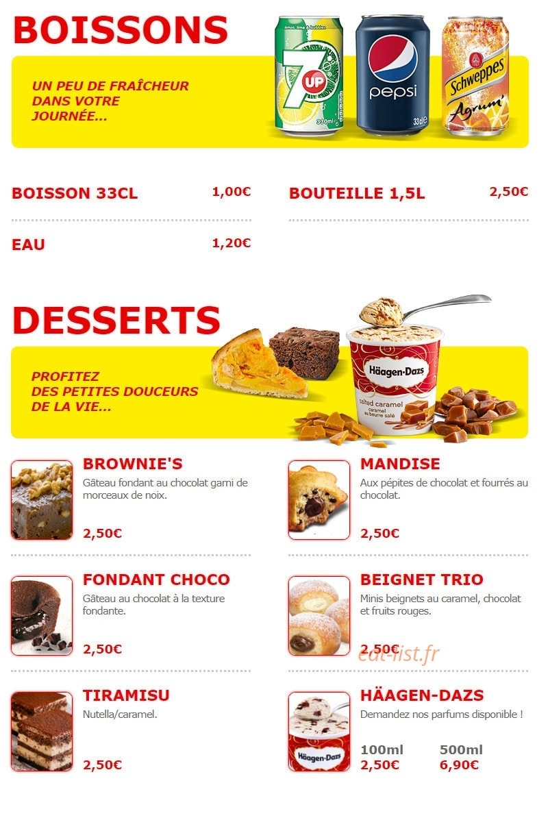 Pizza Roma — carte page 6