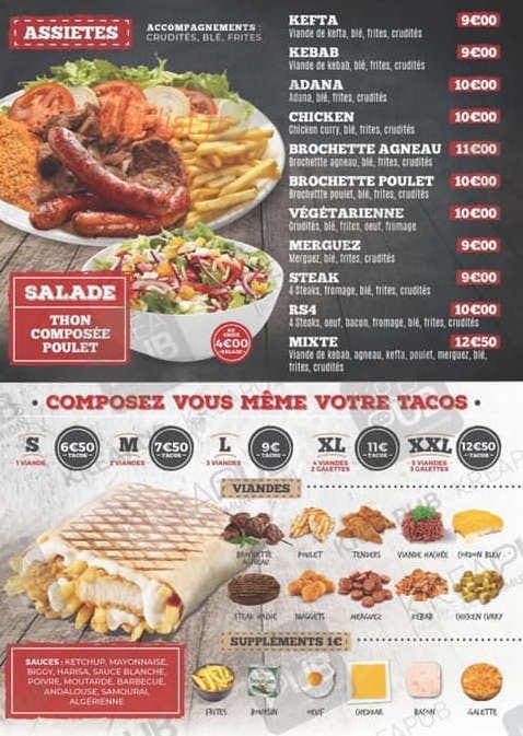 Kebab  de Liancourt — carte page 4