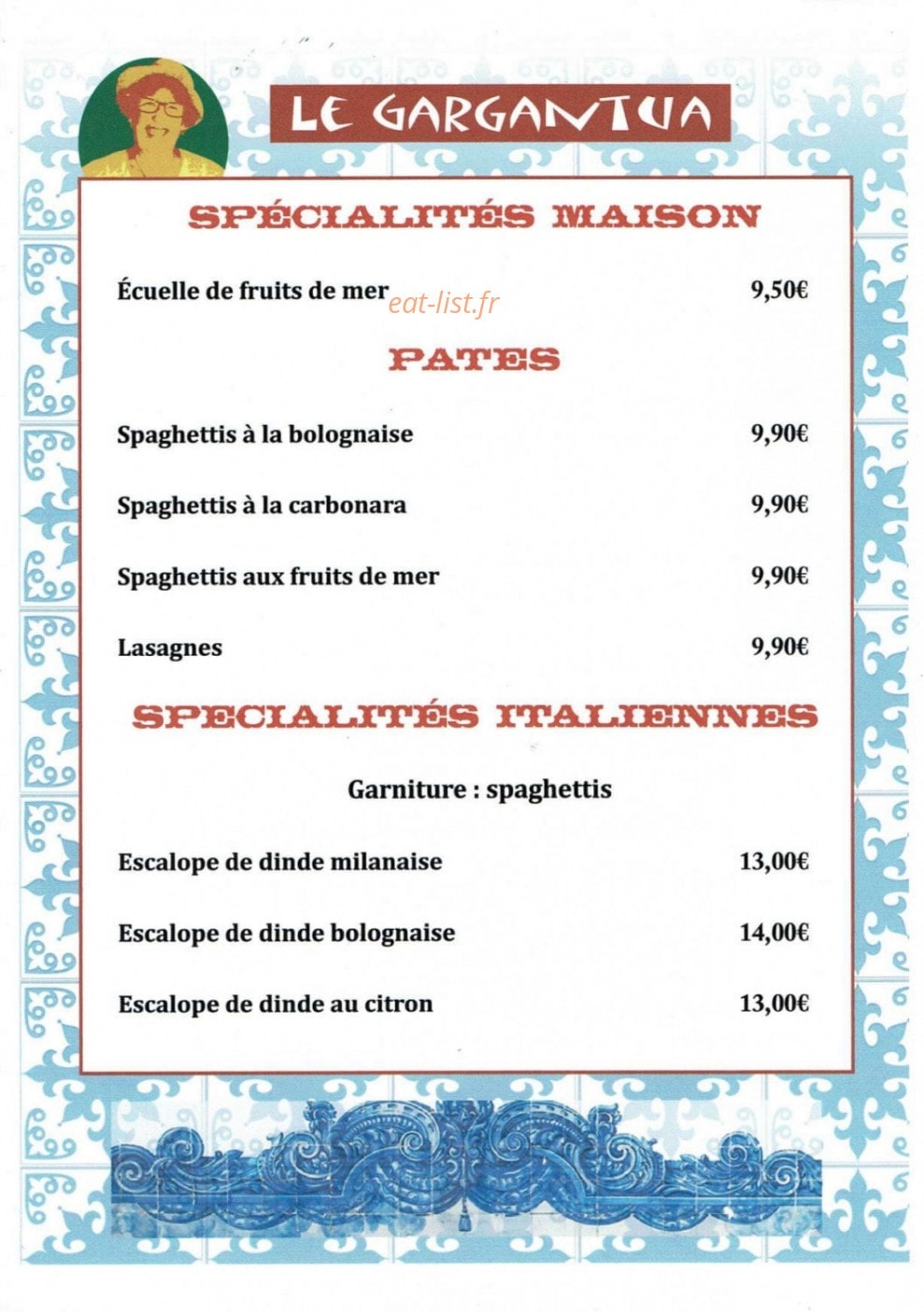 Le Gargantua — carte page 4