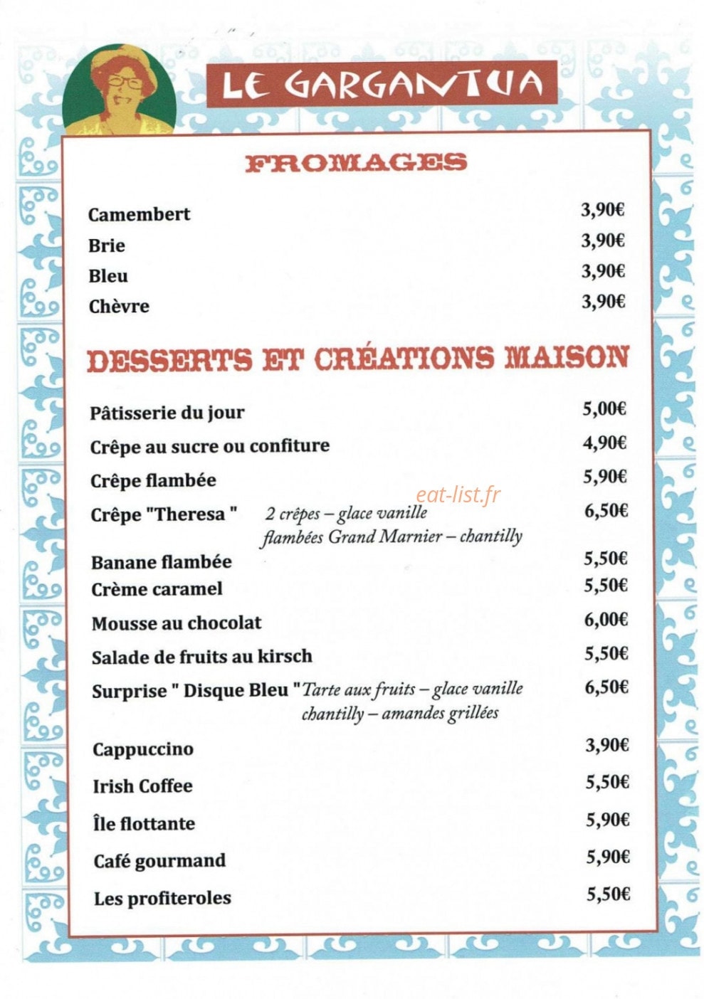 Le Gargantua — carte page 5