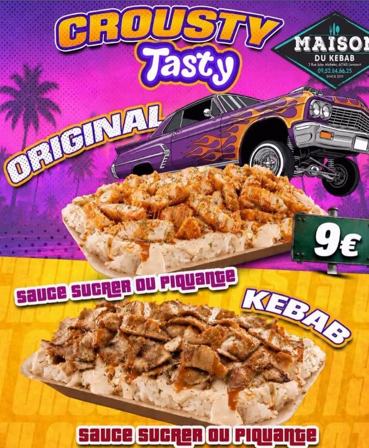 Carte et menu de Maison Du Kebab à Liancourt — Tasty crousty