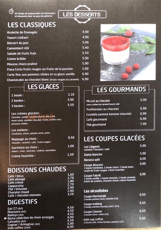 La Fabrik — carte page 6