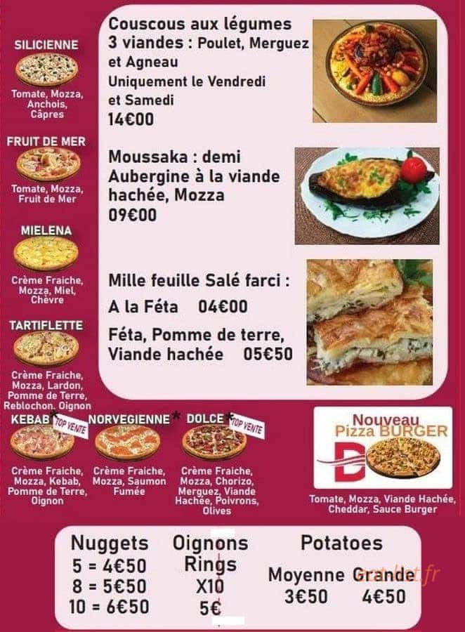 Le Dolce — carte page 3