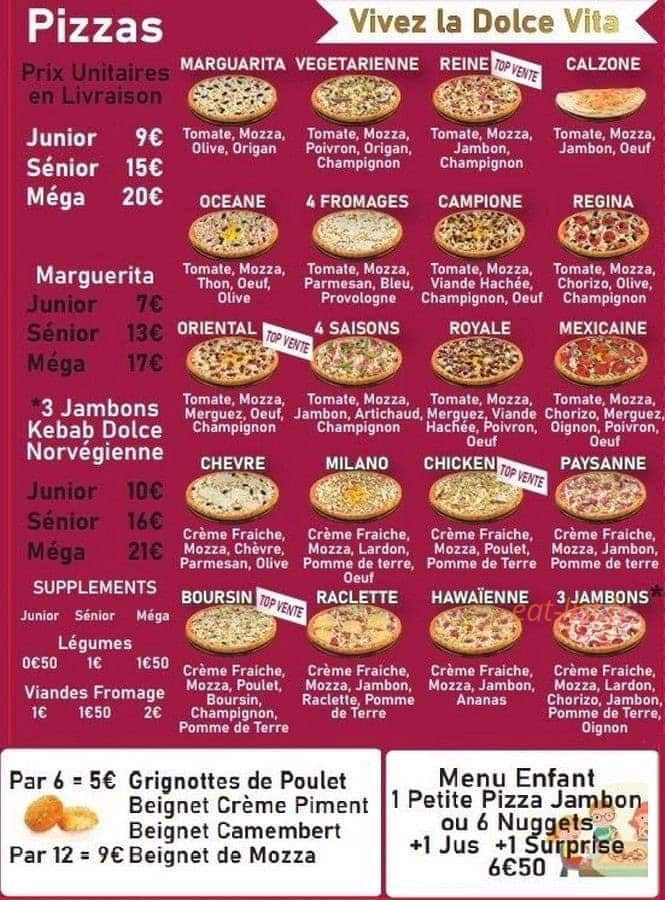 Le Dolce — carte page 2