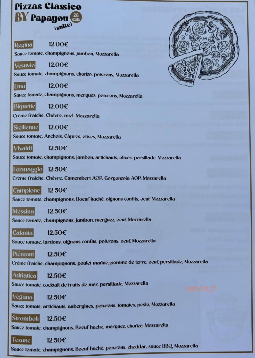 Papayou Factory — carte page 3