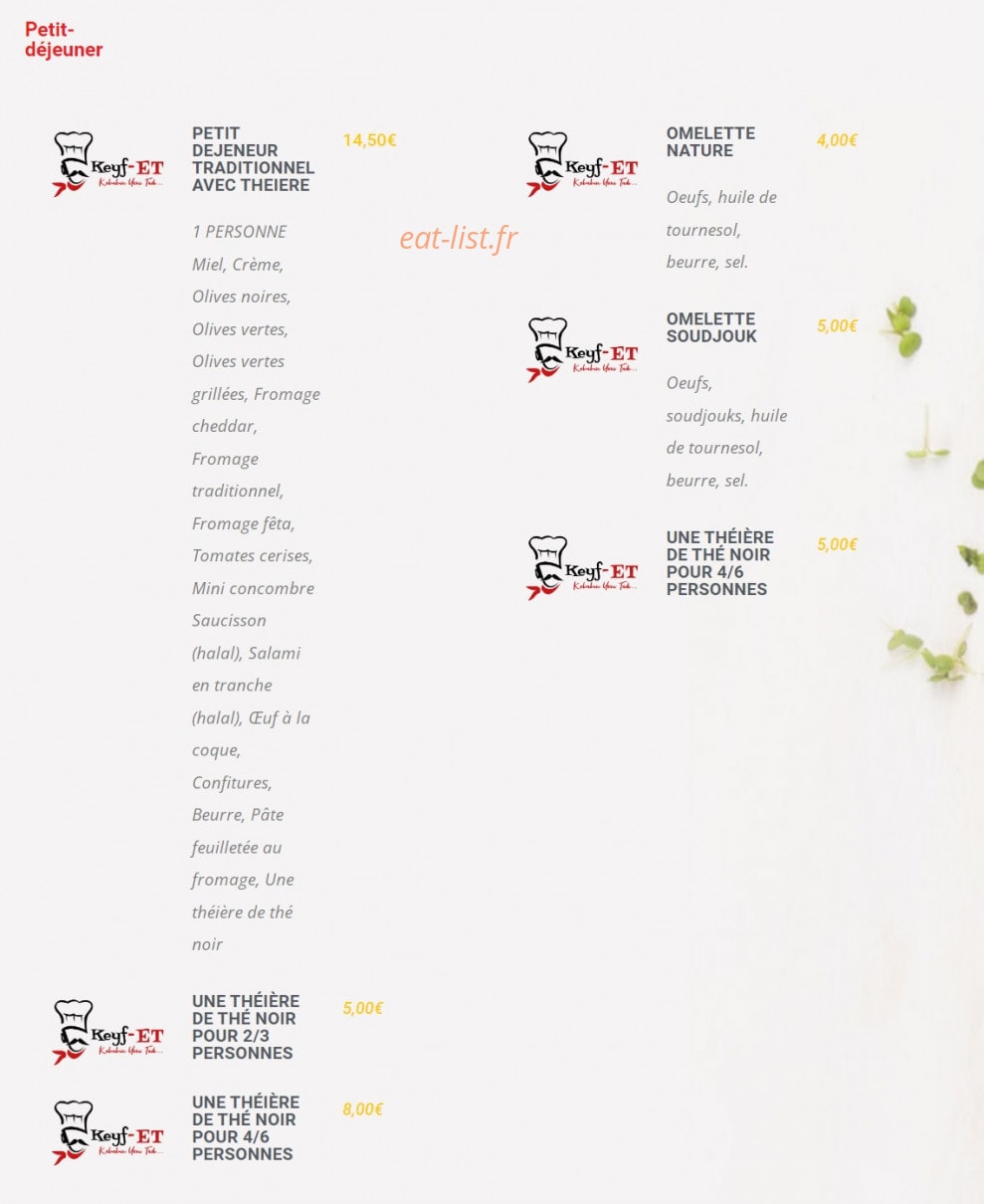 Keyf-et — carte page 1
